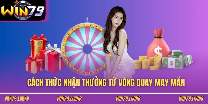 Cách thức nhận thưởng từ vòng quay may mắn